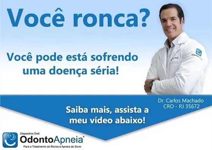 Sistema Odontoapneia para tratamento de ronco e apneia do sono